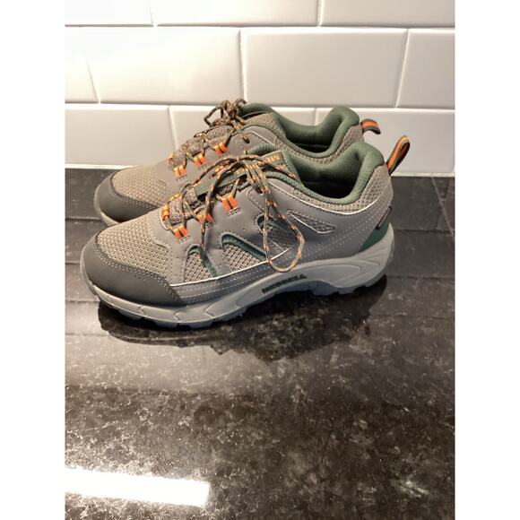 Merrell Men's Lace Up Waterproof Oak Creek Hiking Trail Shoes Gray Green 5.5 - Picture 3 of 9